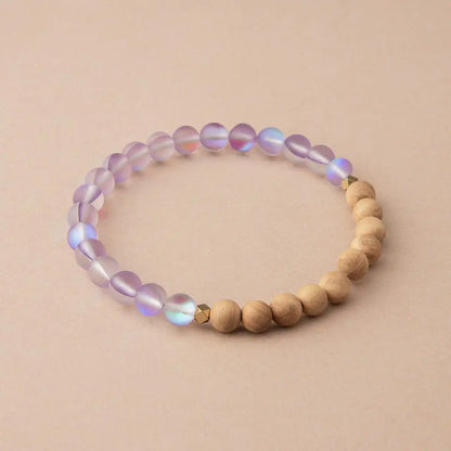 Glow Glass Wood Diffuser Bracelet