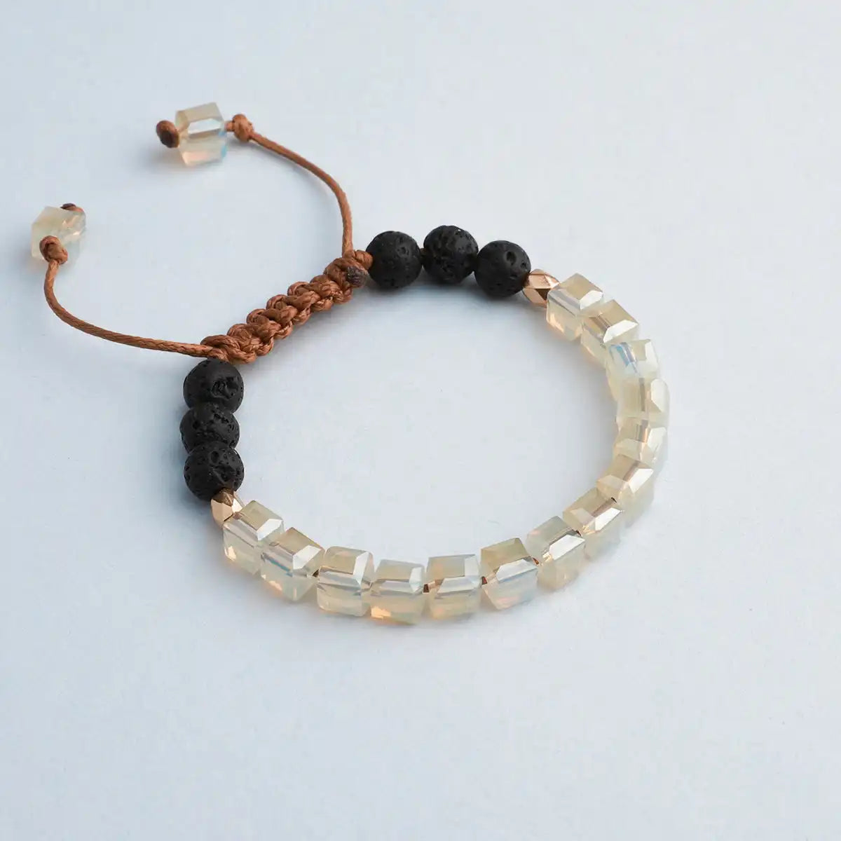 Kids Glass Diffuser Bracelet (Champagne)