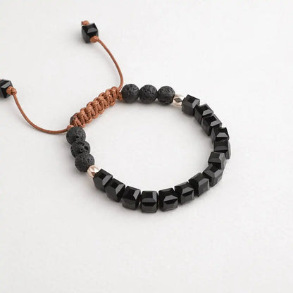 Kids Glass Diffuser Bracelet (Obsidian)
