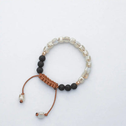 Kids Glass Diffuser Bracelet (Champagne)