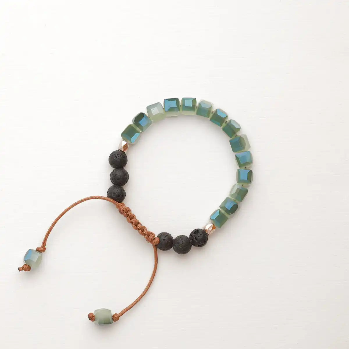 Kids Glass Diffuser Bracelet (Seafoam Green)