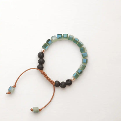 Kids Glass Diffuser Bracelet (Seafoam Green)