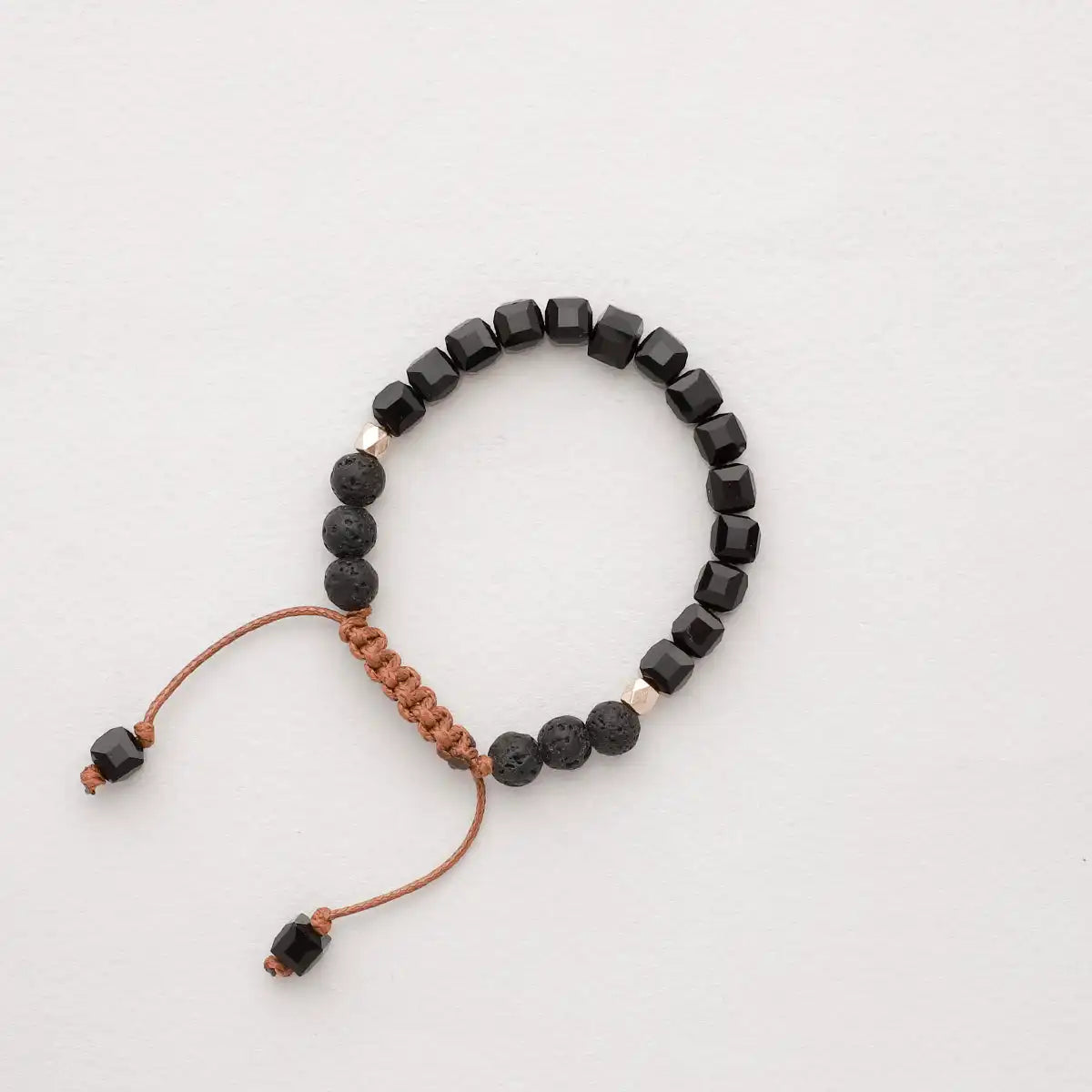 Kids Glass Diffuser Bracelet (Obsidian)