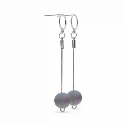 Glow Glass Drop Earrings