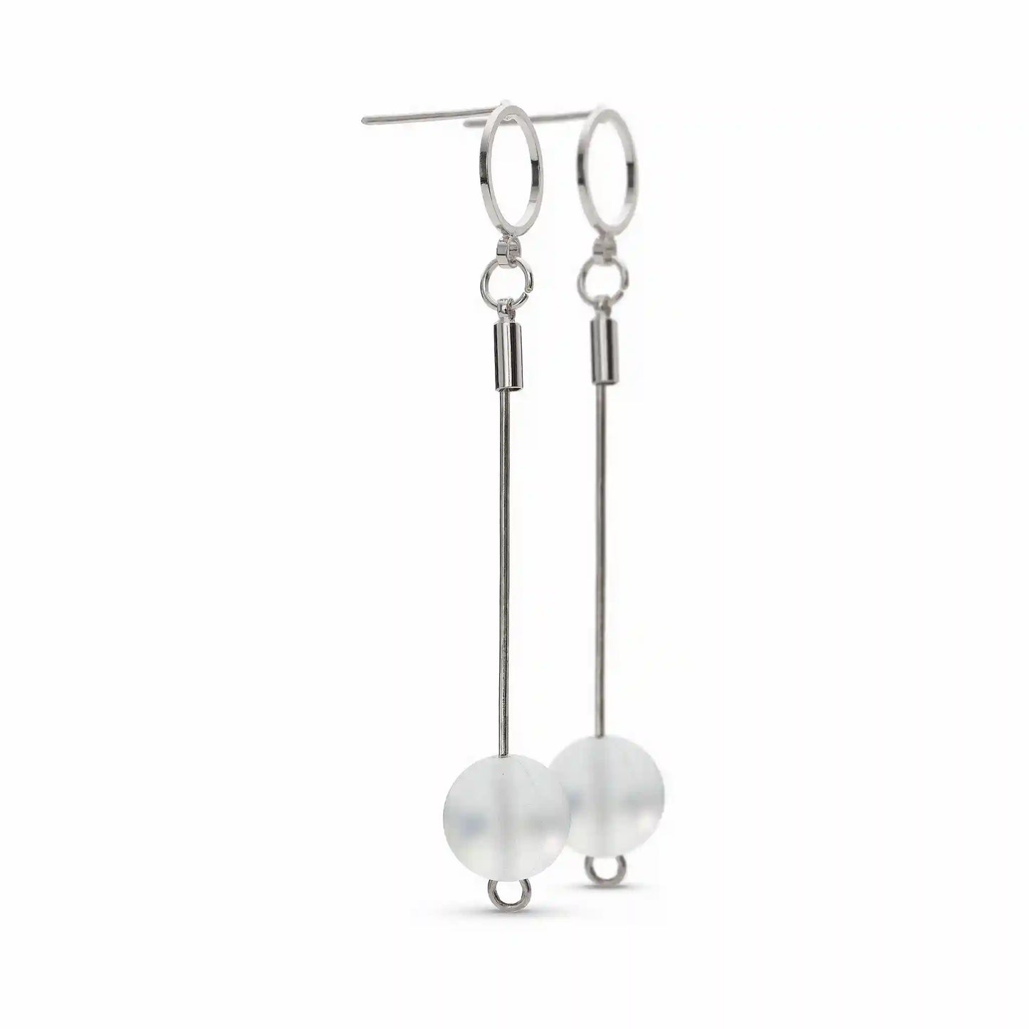 Glow Glass Drop Earrings