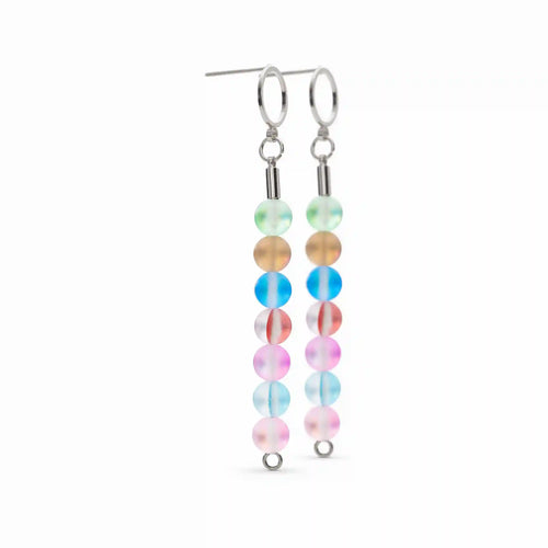 Glow Glass Rainbow Earrings