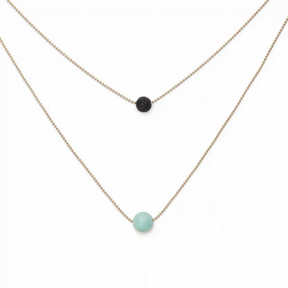 Pure Diffuser Necklace - Amazonite