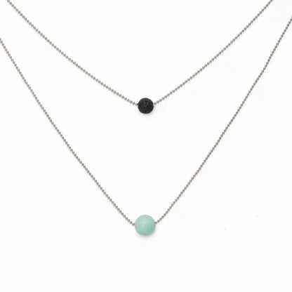 Pure Diffuser Necklace - Amazonite
