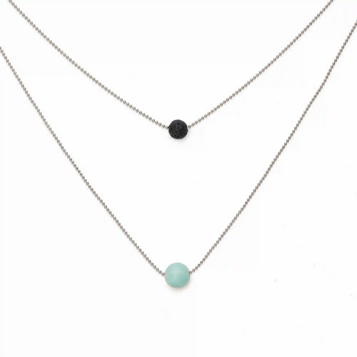Pure Diffuser Necklace - Amazonite
