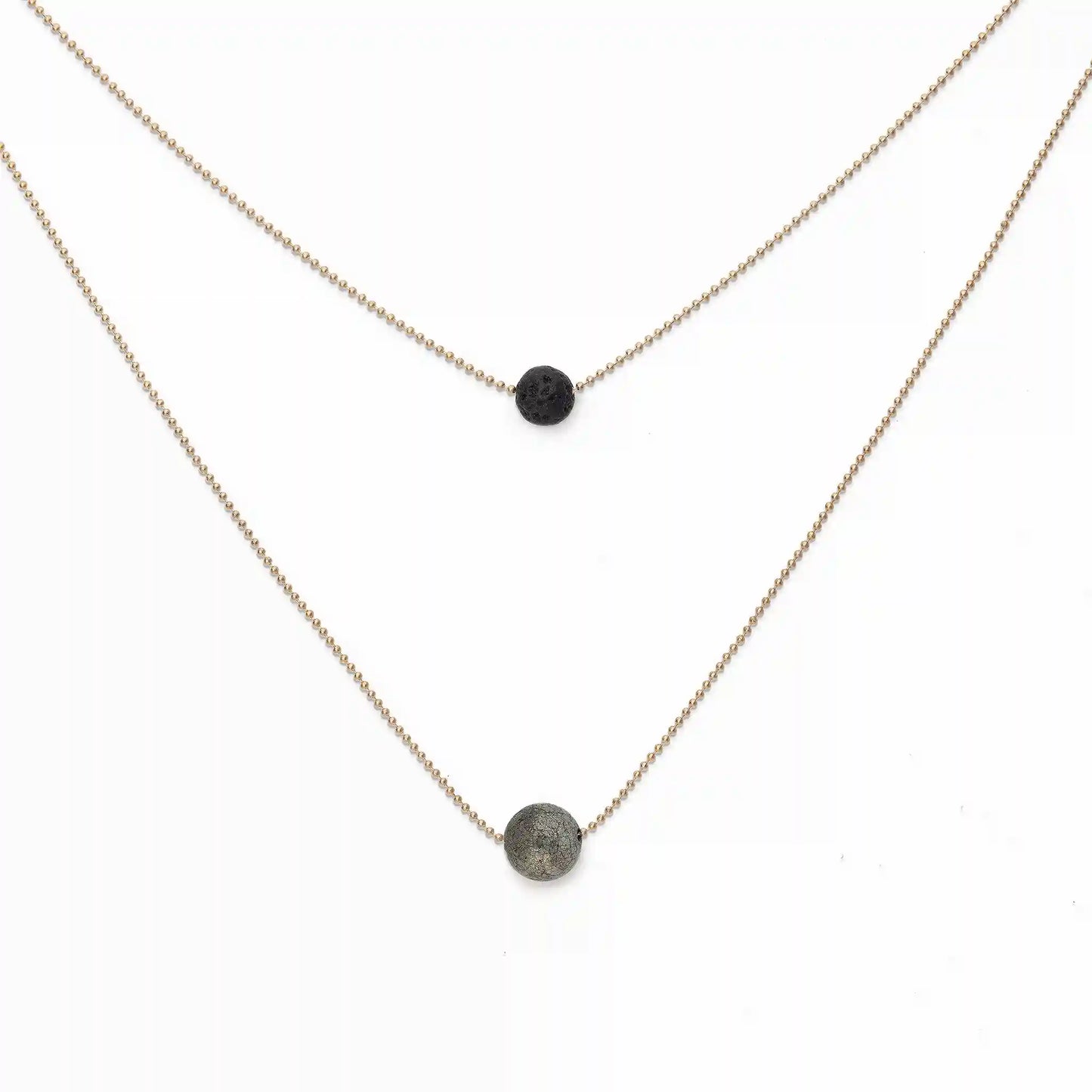 Pure Diffuser Necklace - Pyrite