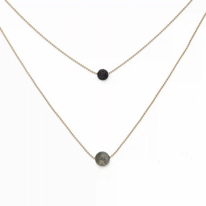Pure Diffuser Necklace - Pyrite