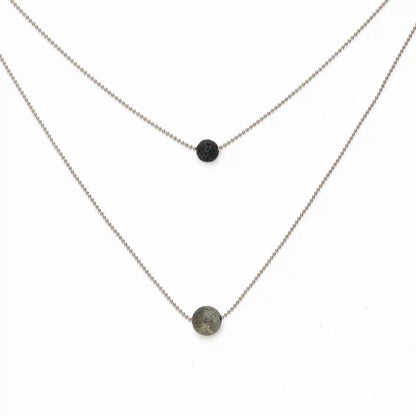Pure Diffuser Necklace - Pyrite