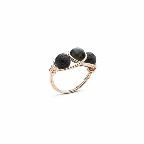 African Turquoise Diffuser Ring