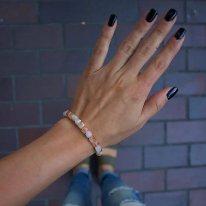 Glass Diffuser Bracelet (PEACHES & CREAM)