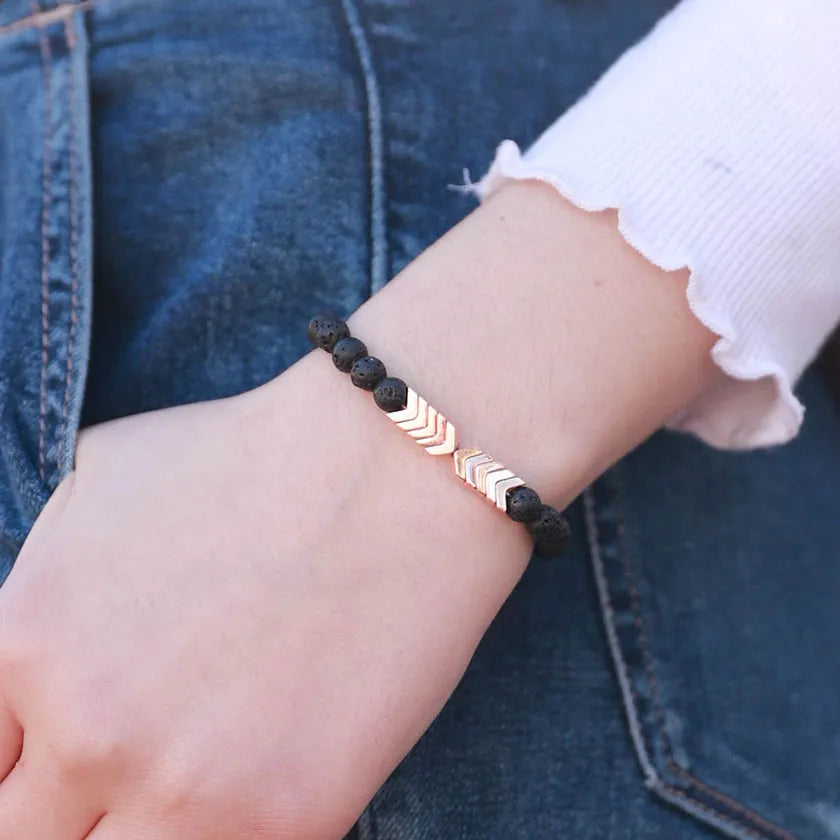 Sacred Arrow Diffuser Bracelet